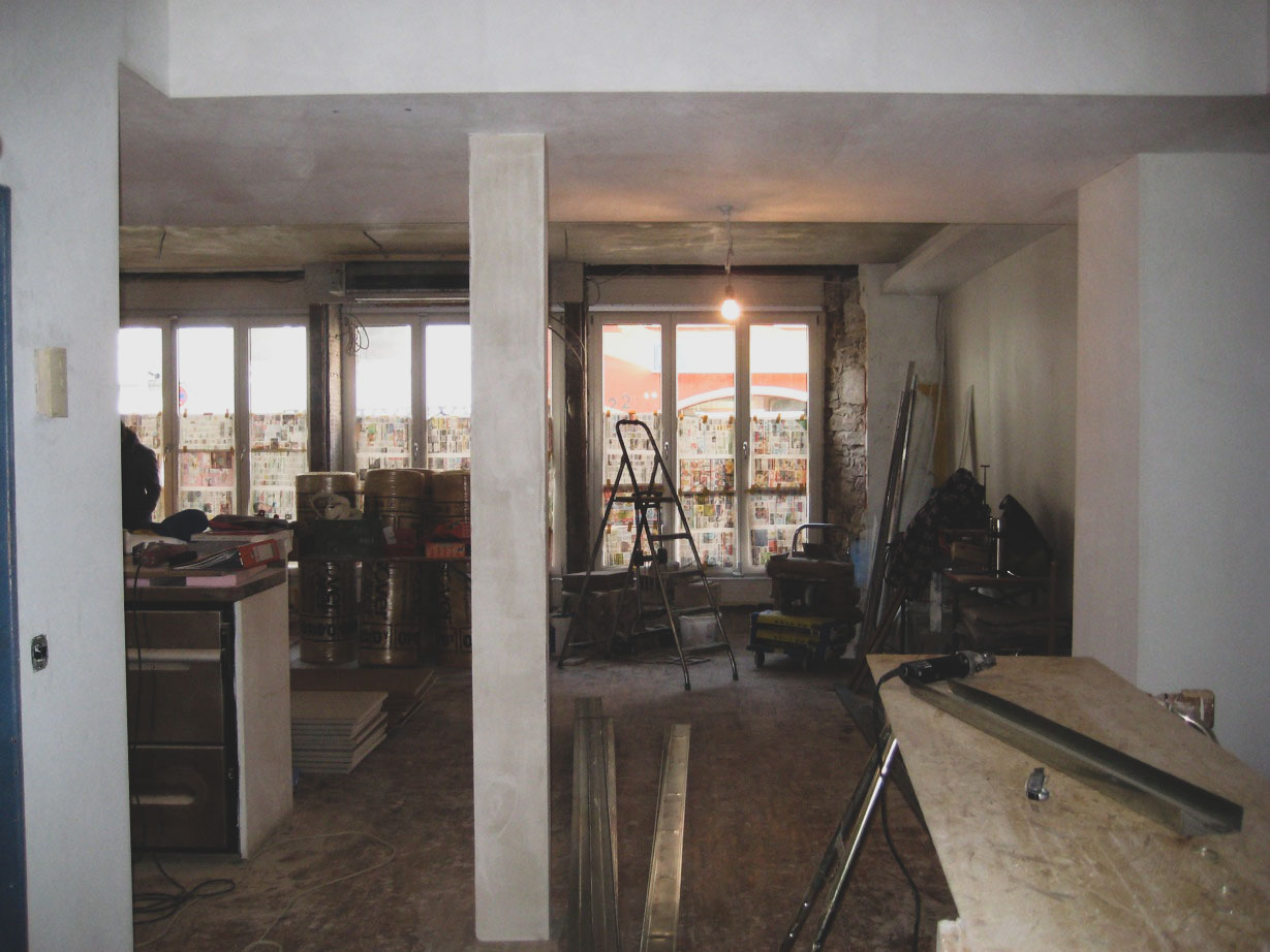 Hauptraum Renovierung